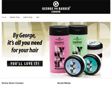 Tablet Screenshot of george-the-barber.co.uk